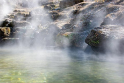 The famous hot springs in Ras Al Khaimah
